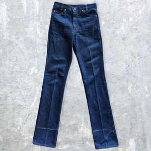 Vintage Orange Tab Levi's Student Fit Flat Front Denim - 1970/80s